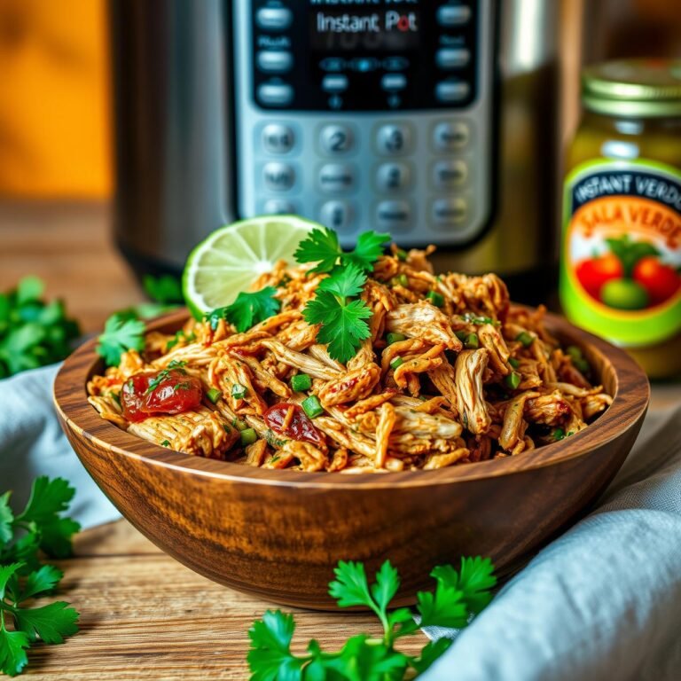 3-Ingredient Instant Pot Salsa Verde Chicken (Meal Prep Gold)