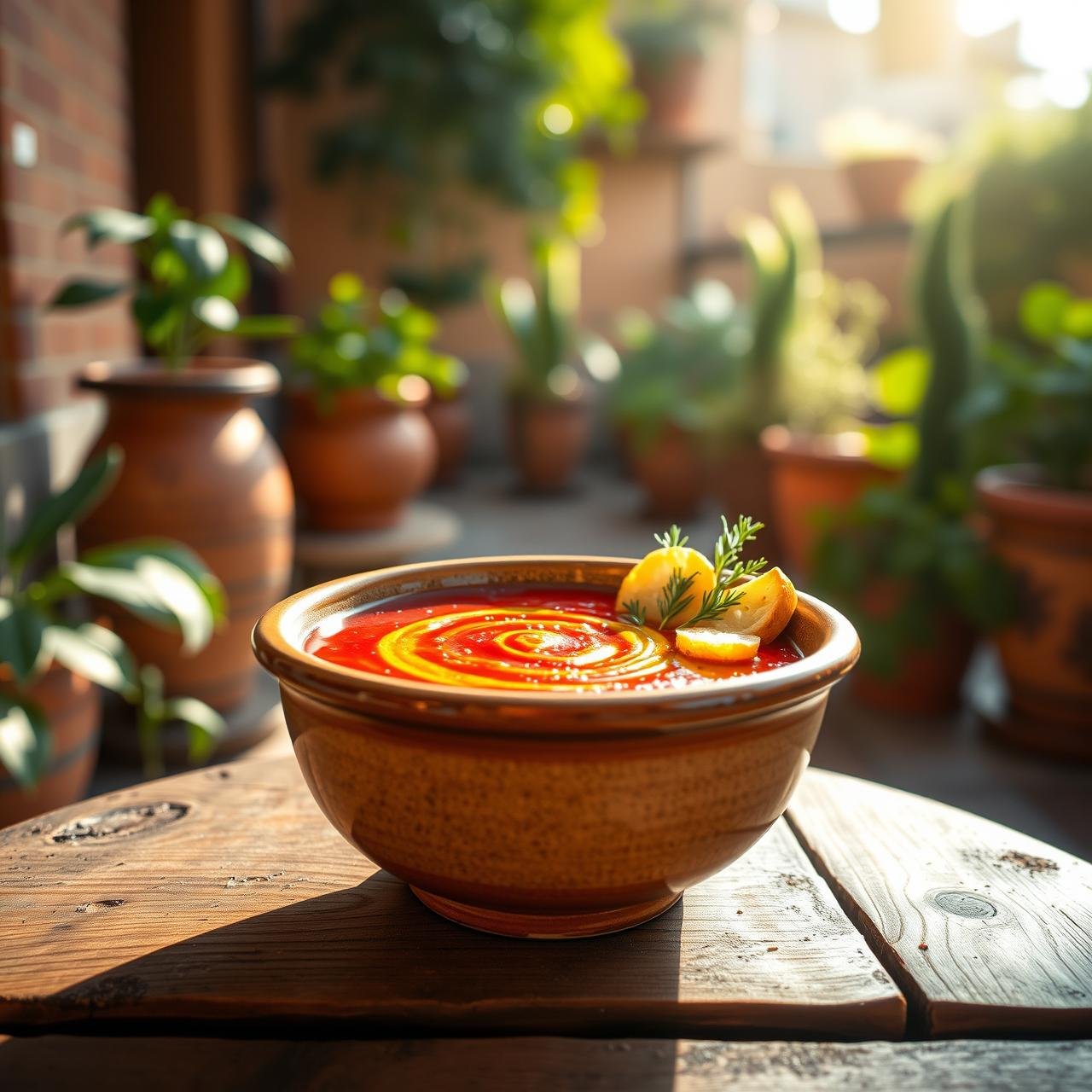 Authentic Gazpacho Cold Tomato Soup: Refreshing Weight Loss Lunch