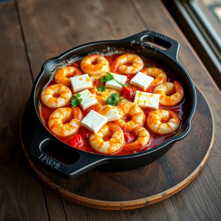 Baked Shrimp Saganaki: A Cheesy Low Carb Dinner Miracle