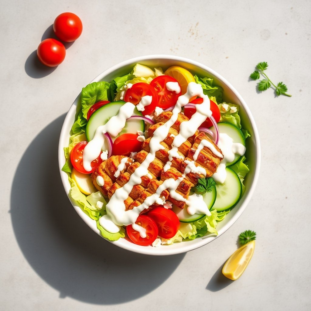 Better Than Takeout: Air Fryer Chicken Shawarma Bowl (No Rice!)