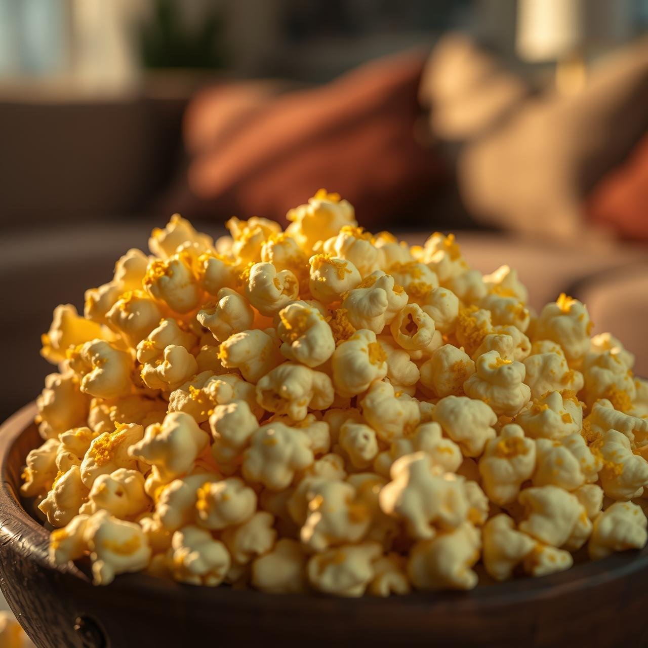 Cheesy Nutritional Yeast Popcorn: The Perfect Late Night Snack