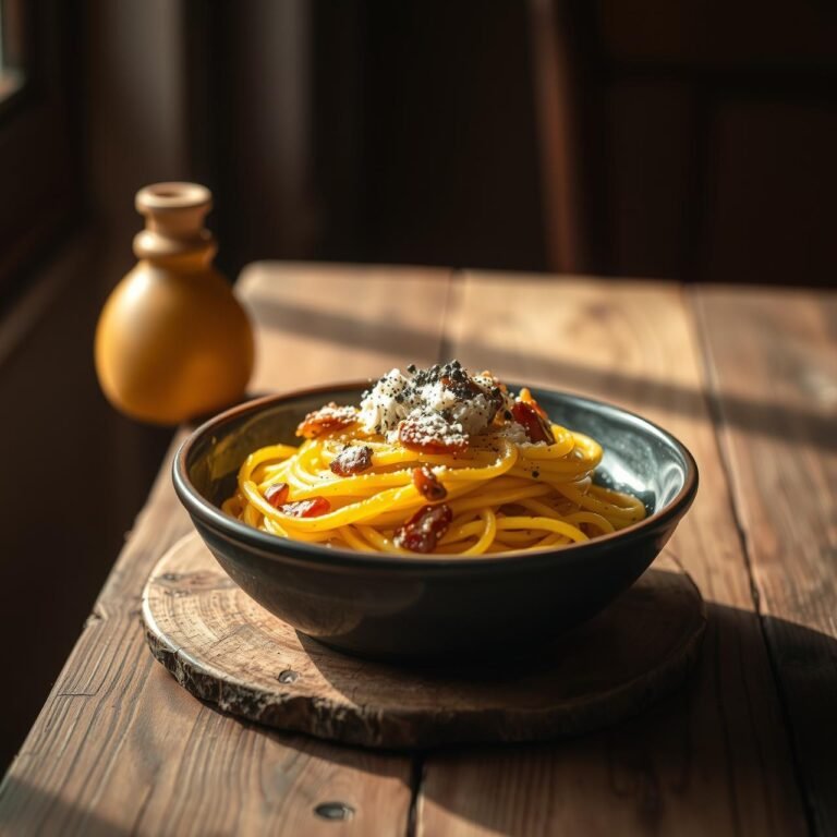 Cheesy Pasta Cravings Solved: Spaghetti Squash Carbonara (No Fluff)