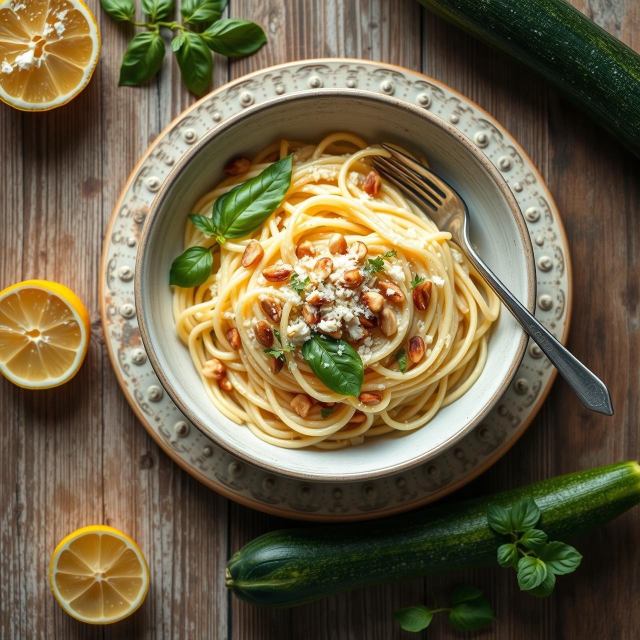 Creamy & Guilt-Free: Lemon Ricotta Zucchini Pasta (Detailed Recipe)