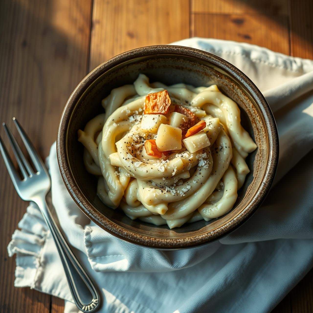 Creamy Hearts Of Palm Carbonara (Tastes Like Real Pasta!)
