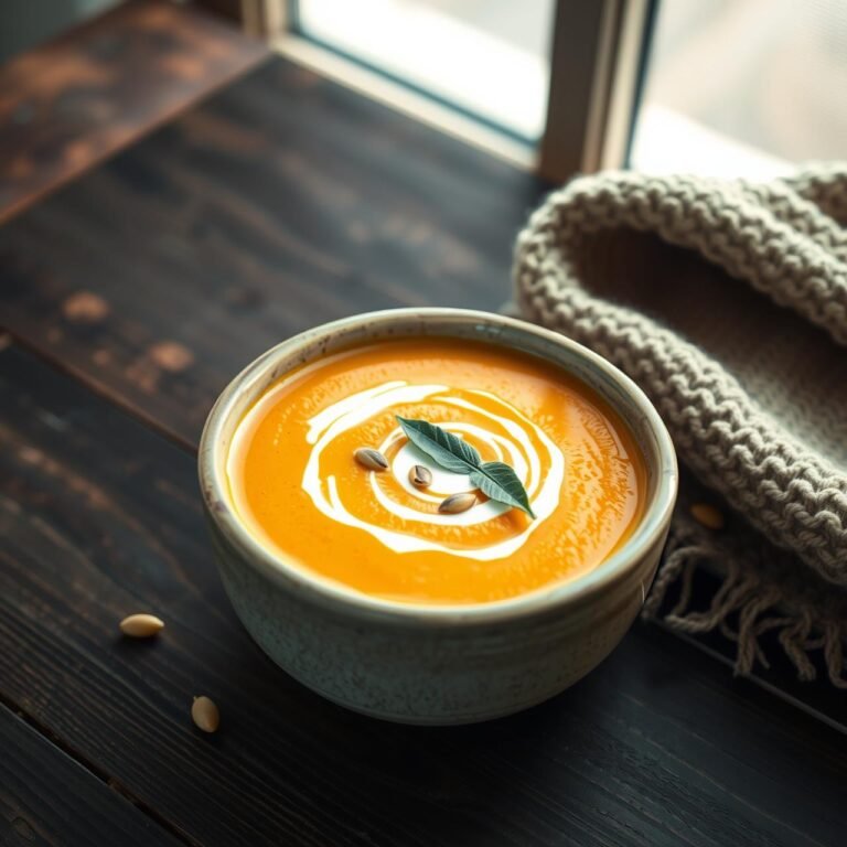 Creamy Pumpkin Ginger Soup: The 100-Calorie Bowl of Comfort