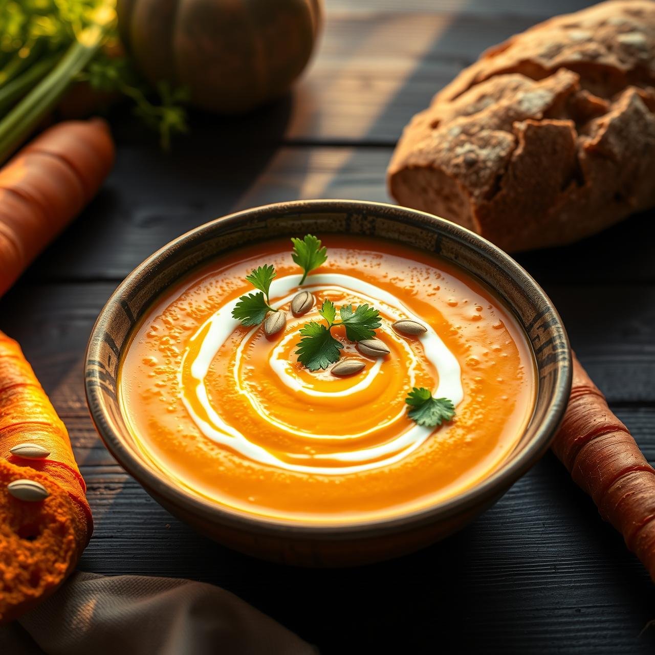 Creamy Turmeric Carrot Soup: Anti-Inflammatory & Dairy Free