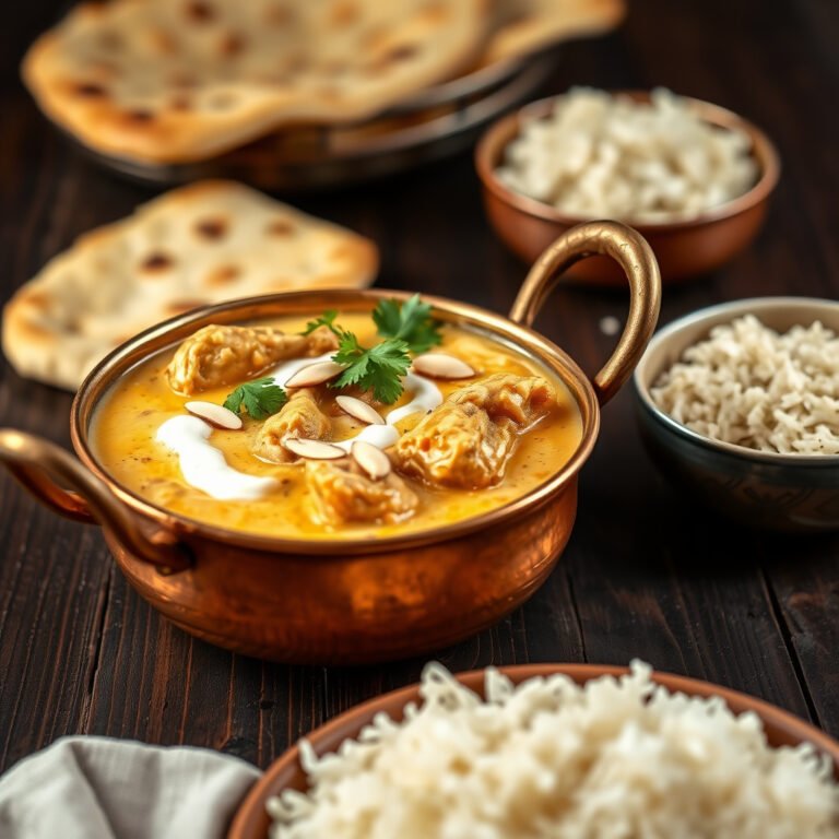Creamy Yogurt Marinated Chicken Korma (No Heavy Cream)