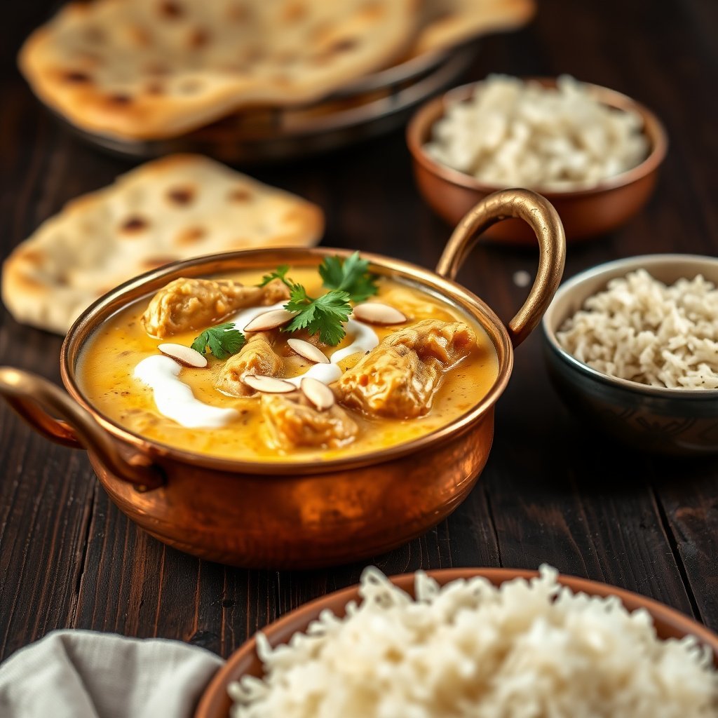 Creamy Yogurt Marinated Chicken Korma (No Heavy Cream)