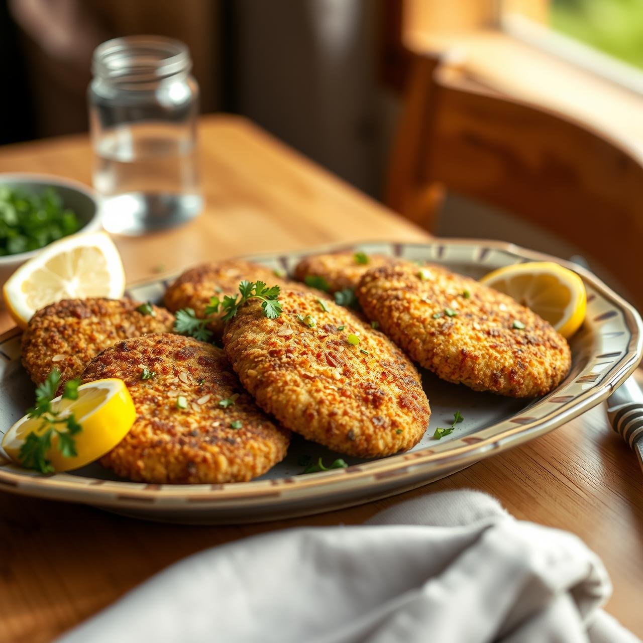 Crispy Almond Flour Breaded Turkey Cutlets (Kid Friendly & Healthy)
