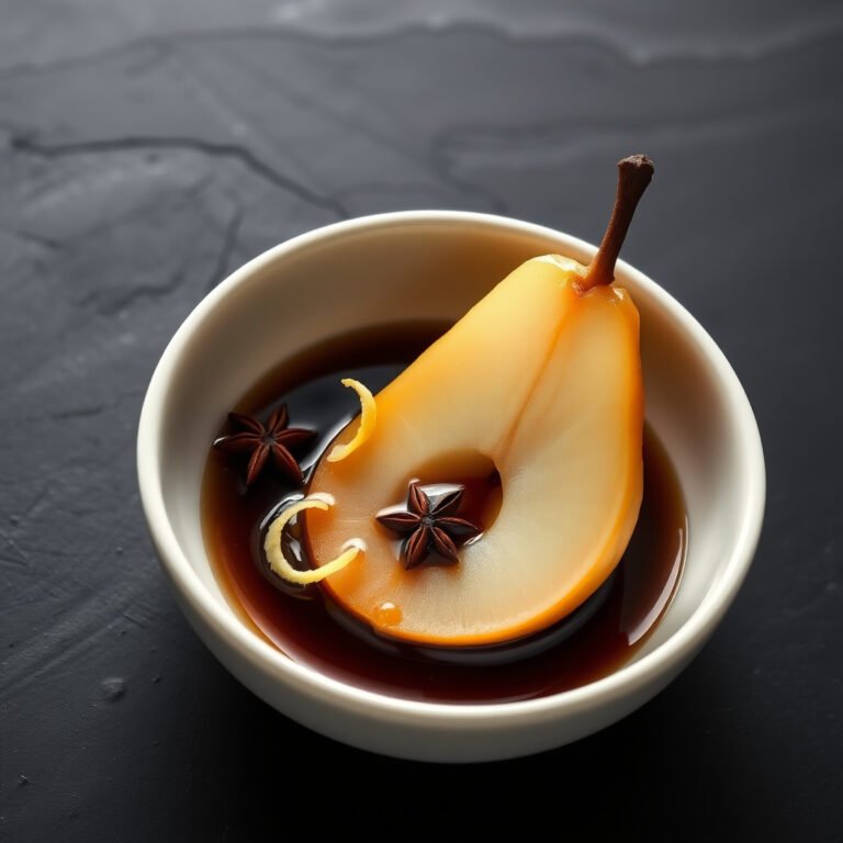 Dessert That Slims You Down: Elegant Poached Pears (No Fluff)