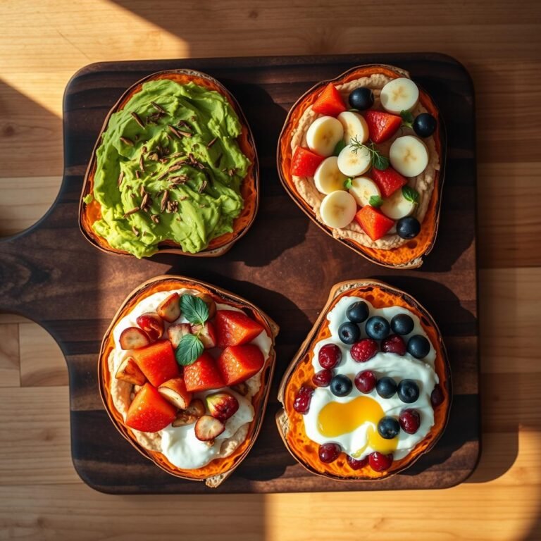 Ditch the Bread: Baked Sweet Potato Toast 4 Ways (Detailed Guide)