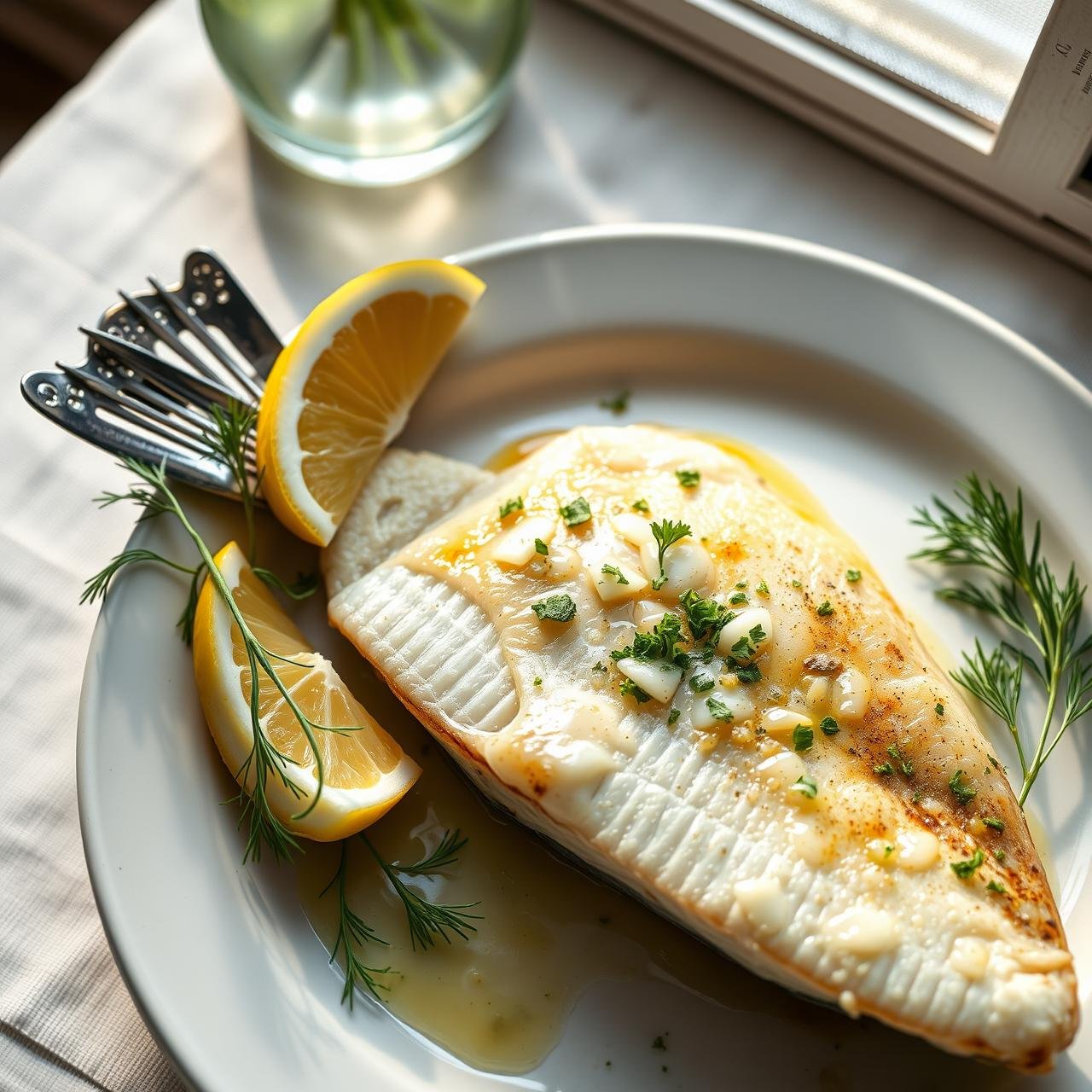 Elegant Baked Sole: A Light, Lemony Fish Dinner Under 200 Calories
