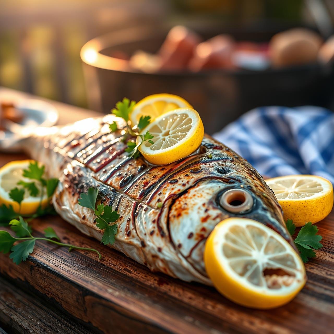 Fat Burning Grilled Mackerel With Lemon Garlic (Omega-3 Bomb)