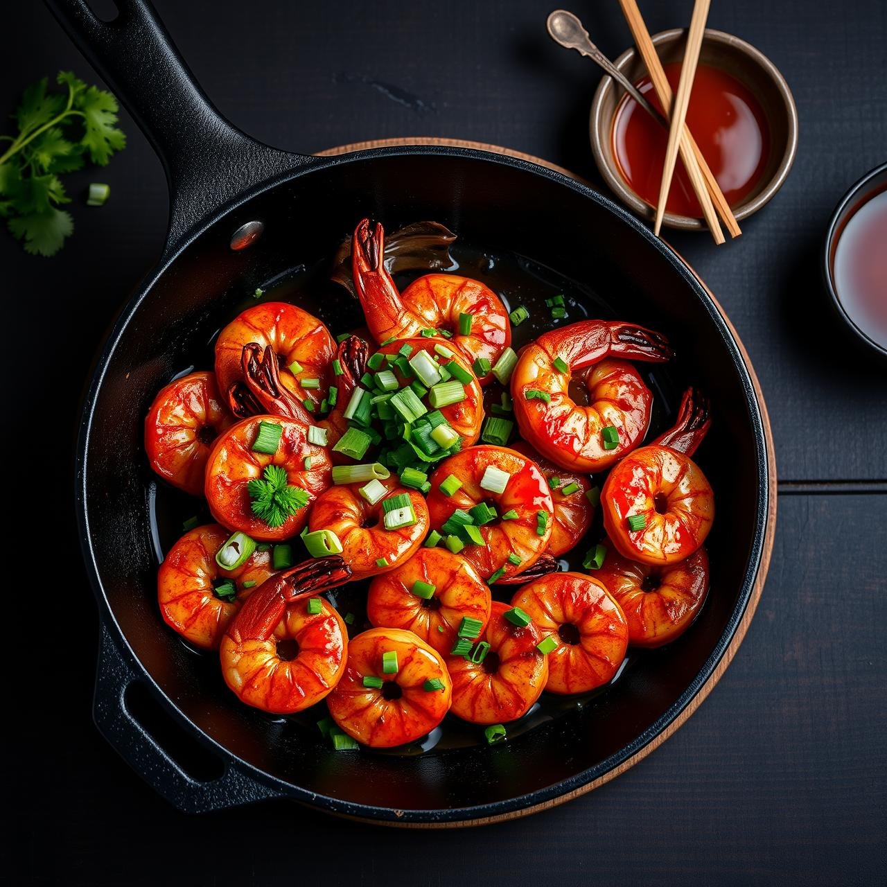 Firecracker Spicy Sriracha Shrimp Skillet Ready in 10 Minutes