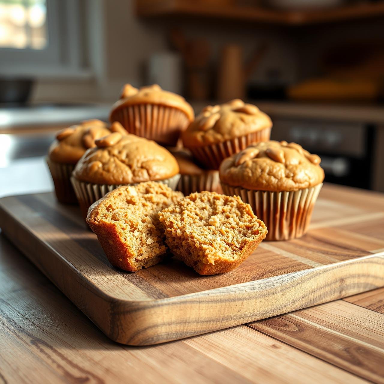 Flourless Peanut Butter Protein Muffins (Detailed Recipe No Fluff)