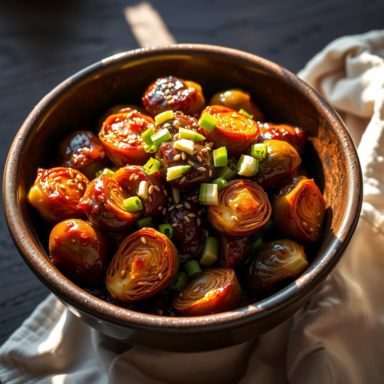 Forget Balsamic: These Spicy Gochujang Brussels Sprouts Are A Flavor Explosion