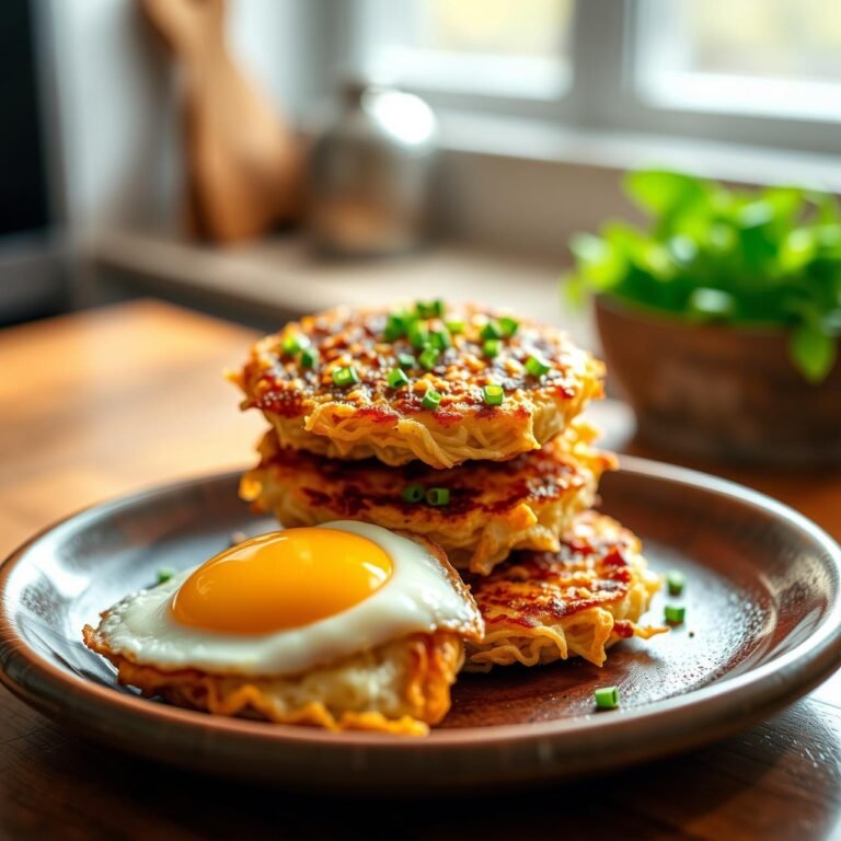 Forget Potatoes: Crispy Cabbage Hash Browns (Low Calorie Breakfast)