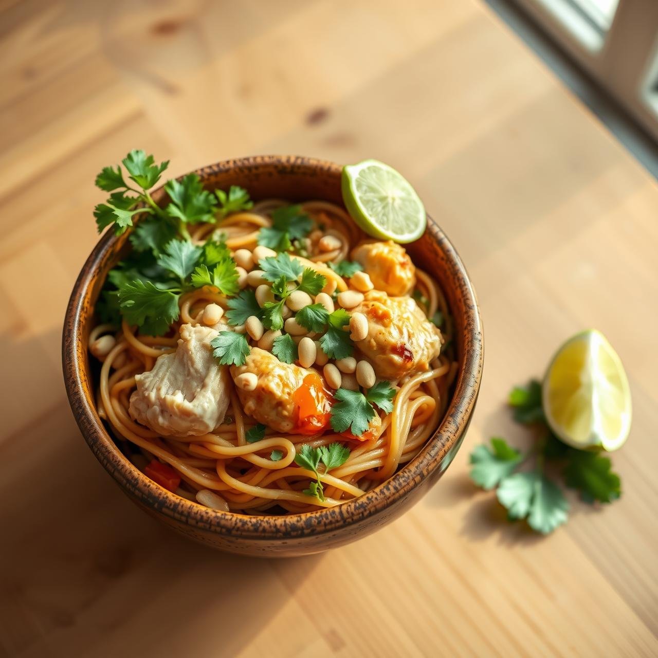 Guilt-Free Chicken Pad Thai using Miracle Noodles (Detailed Guide)