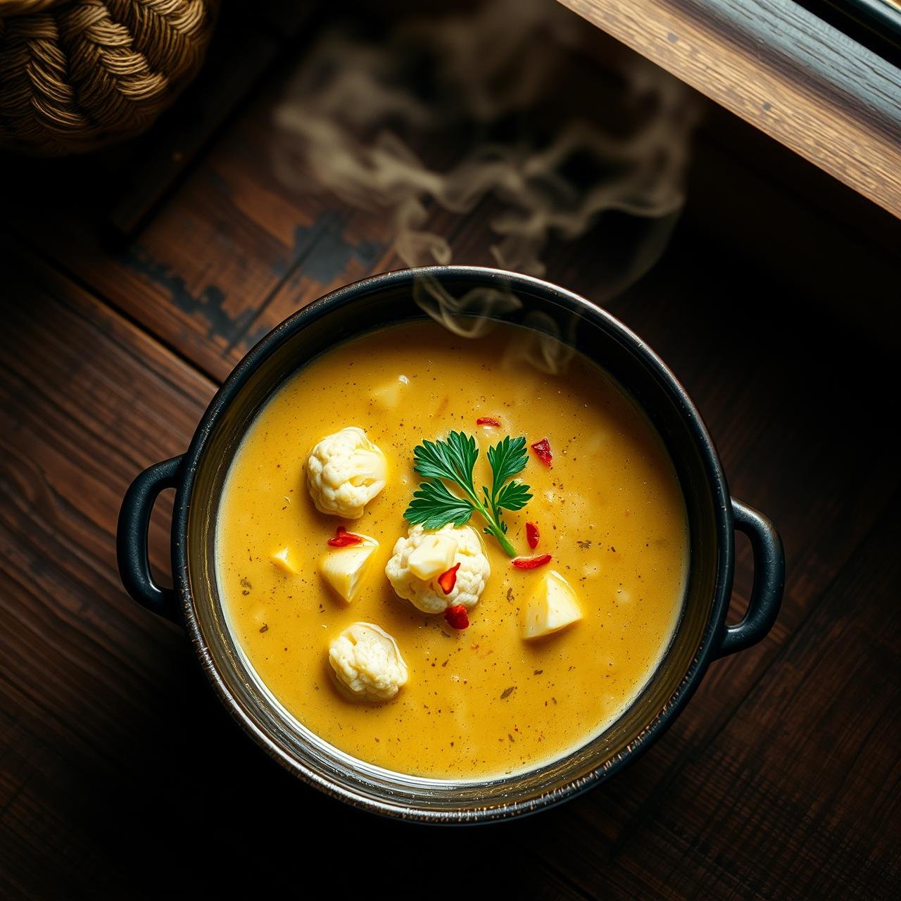 Healthy Zuppa Toscana With Cauliflower: Olive Garden Copycat (Low Carb)