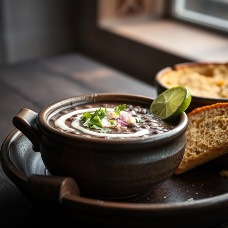 Hearty Black Bean Soup That Keeps You Full For 6 Hours (Detailed Recipe)