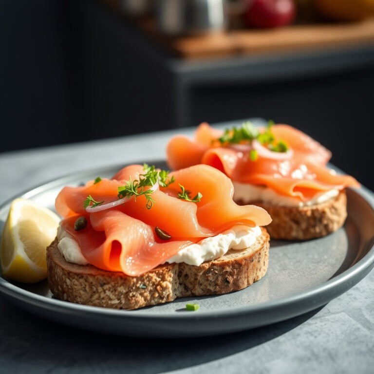 High Protein Smoked Salmon Cottage Cheese Toast: No Fluff Snack Idea