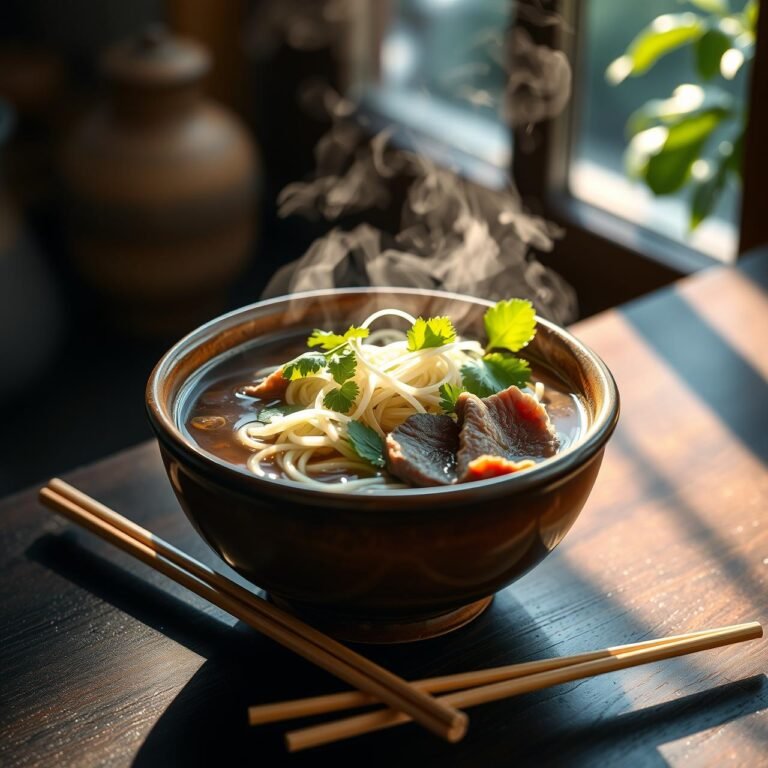 Homemade Beef Pho With Zucchini Noodles (Bone Broth Base)