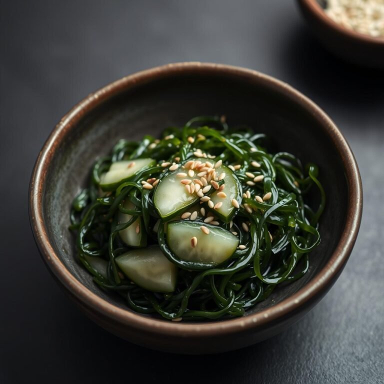 Japanese Wakame Seaweed Salad: Iodine-Rich Thyroid Booster