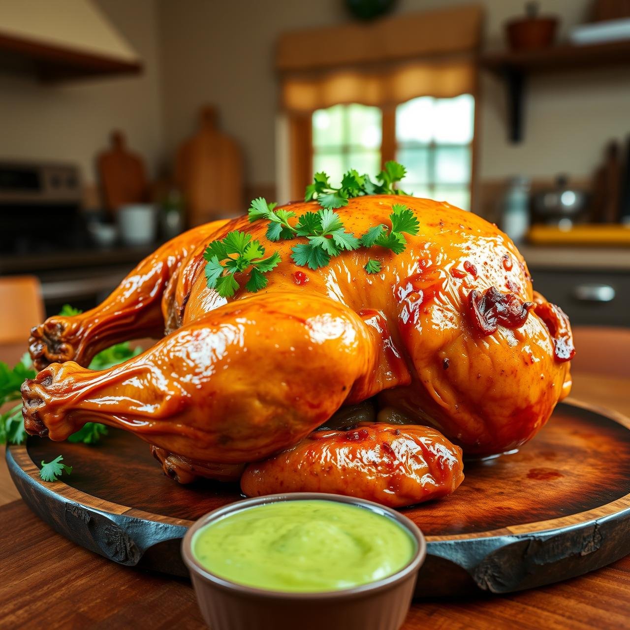 Juicy Peruvian Chicken With Aji Verde (Weight Loss Friendly)