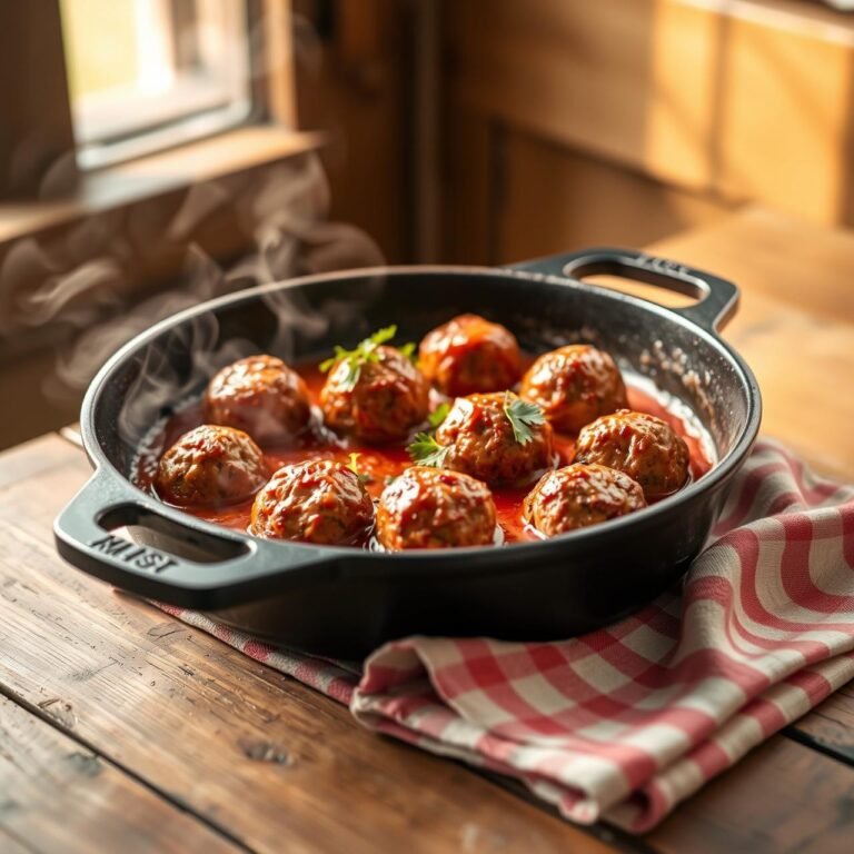 Lean Baked Bison Meatballs: Clean Eating Comfort Food