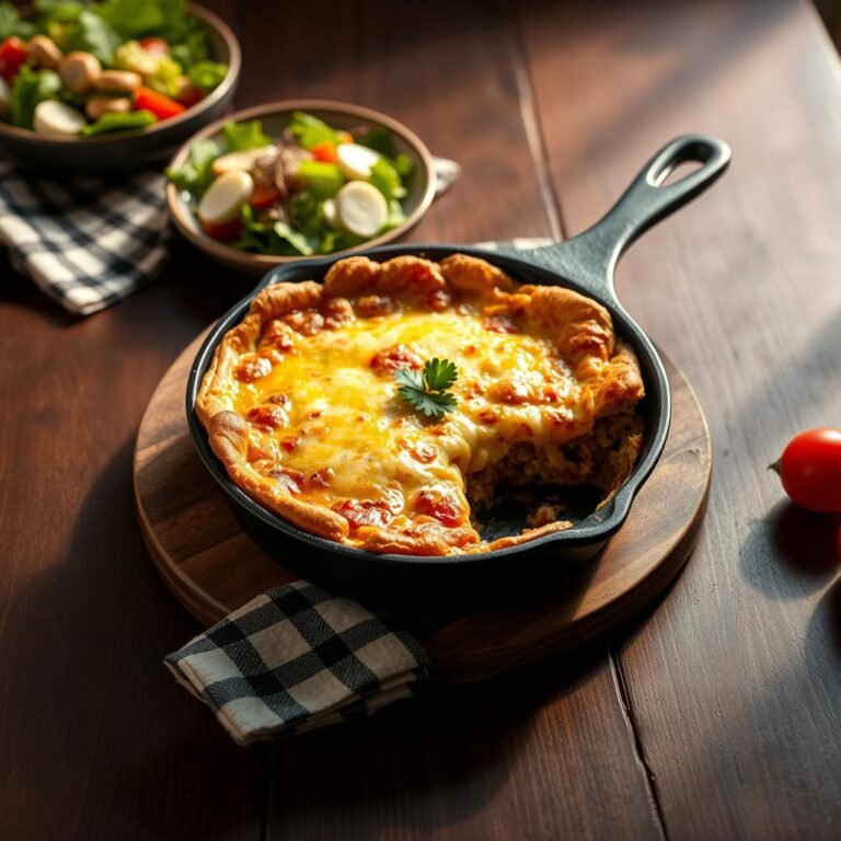 Low Carb Crustless Cheeseburger Pie: Family Favorite (Detailed Recipe)