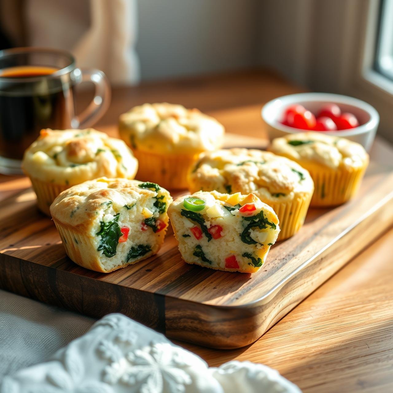 Meal Prep Miracle: Fluffy Egg White Vegetable Muffins