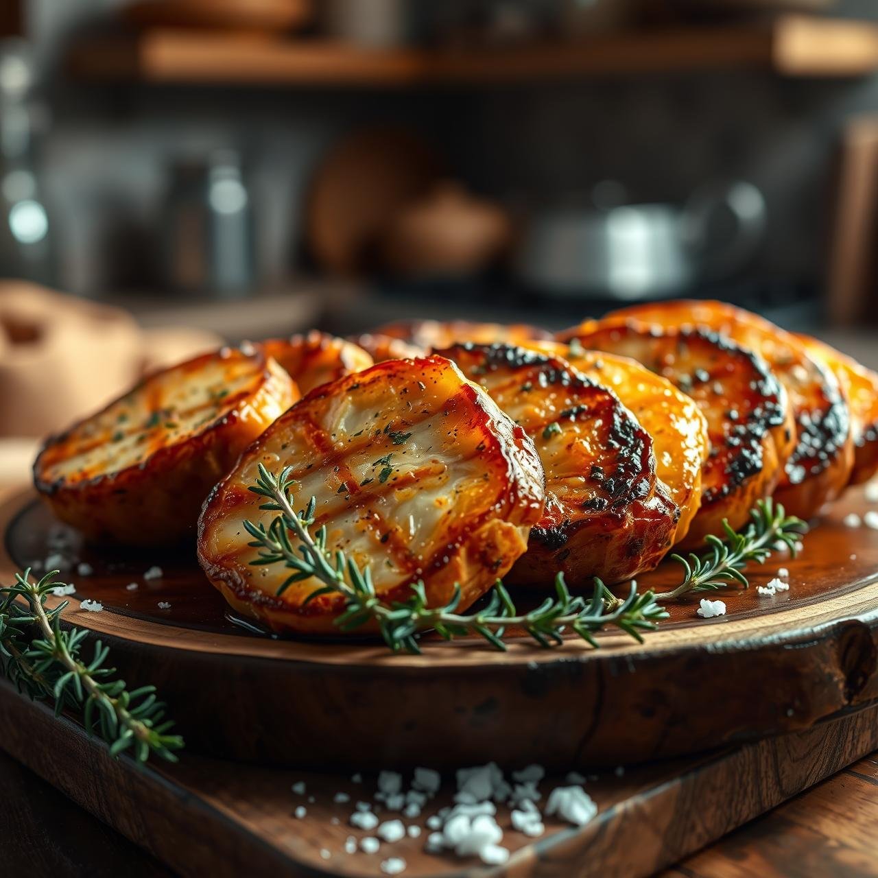 Meaty Roasted Celeriac Steaks: The Best Low Carb Potato Swap