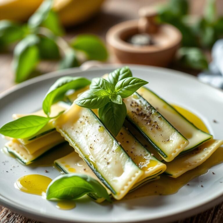 No-Cook Zucchini Ravioli: A 10-Minute Fancy Dinner