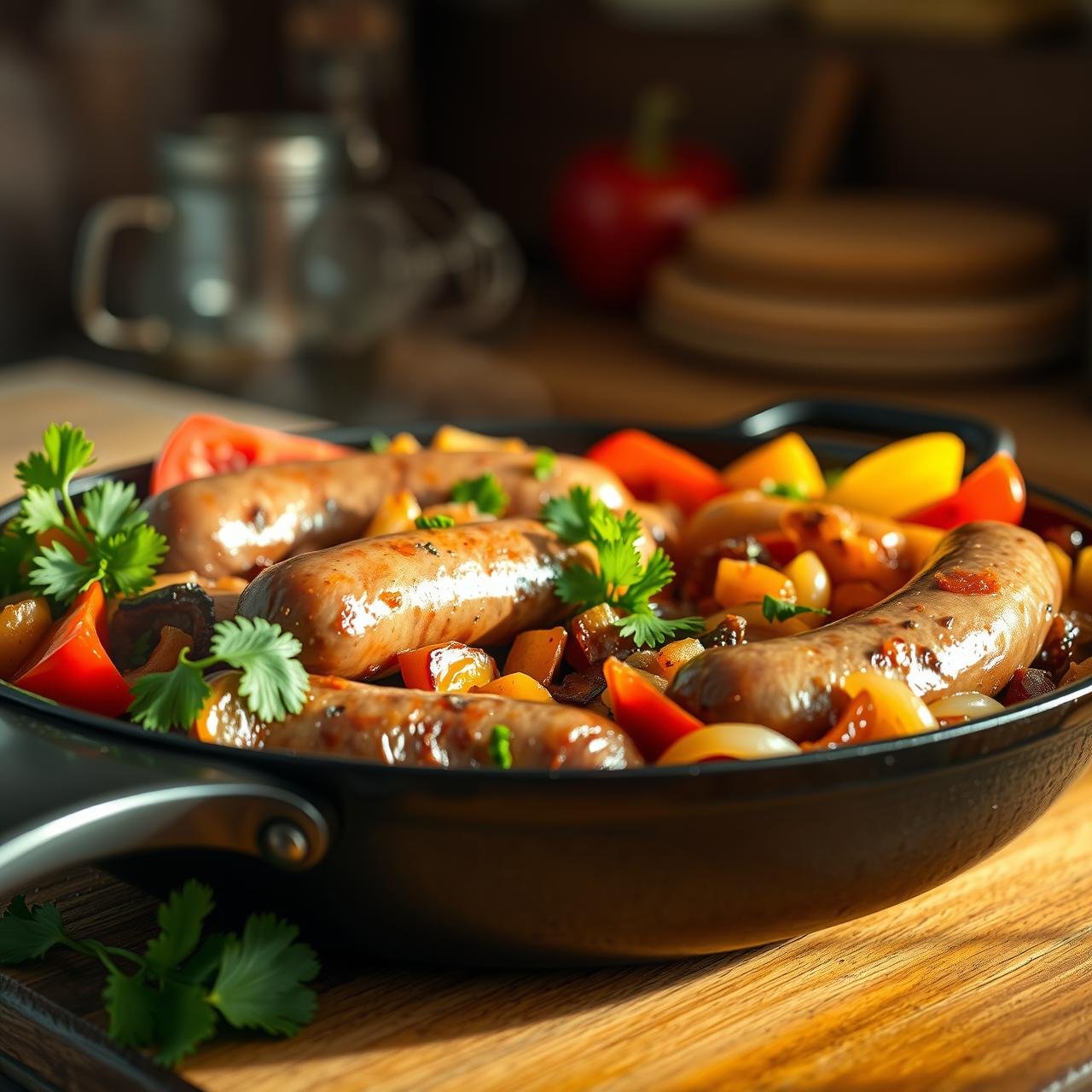One Pan Sausage And Peppers: The Lazy Girl's Low Carb Dinner