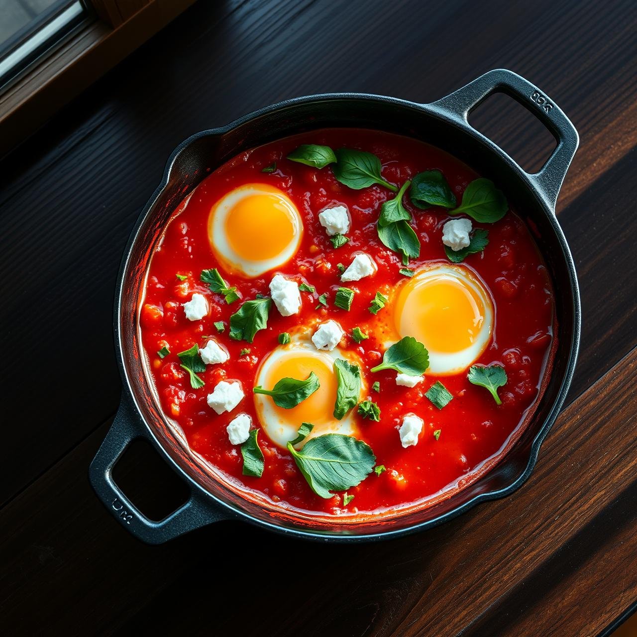One-Pan Shakshuka With Feta And Spinach for a Metabolism Boost