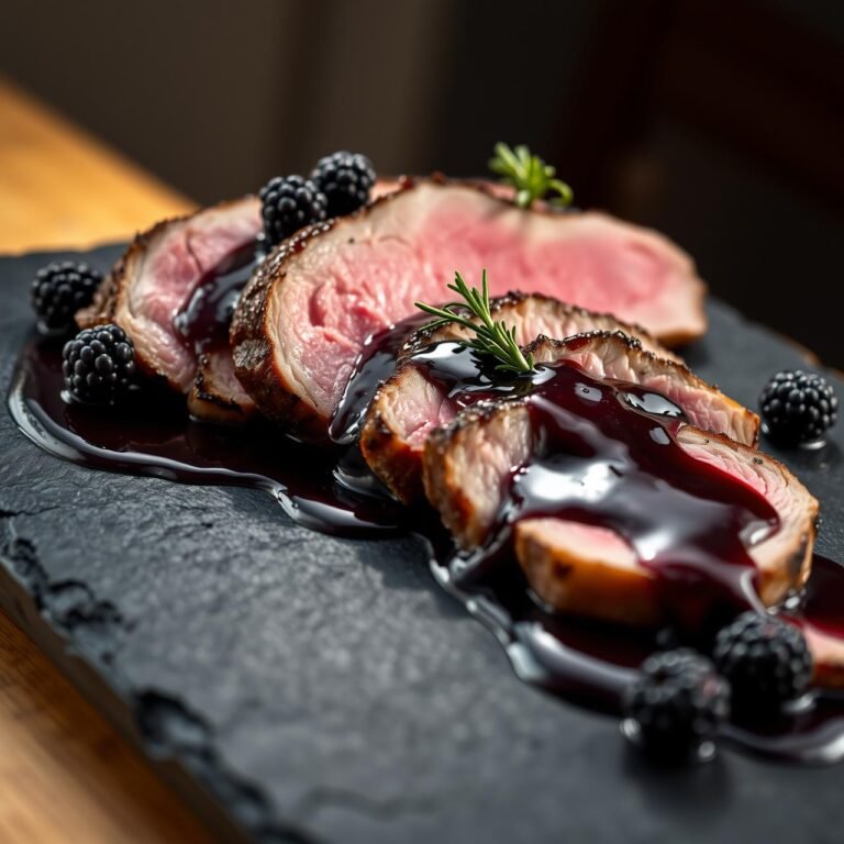 Pan Seared Duck Breast With Blackberry Sauce: Fancy Dinner For Weight Loss