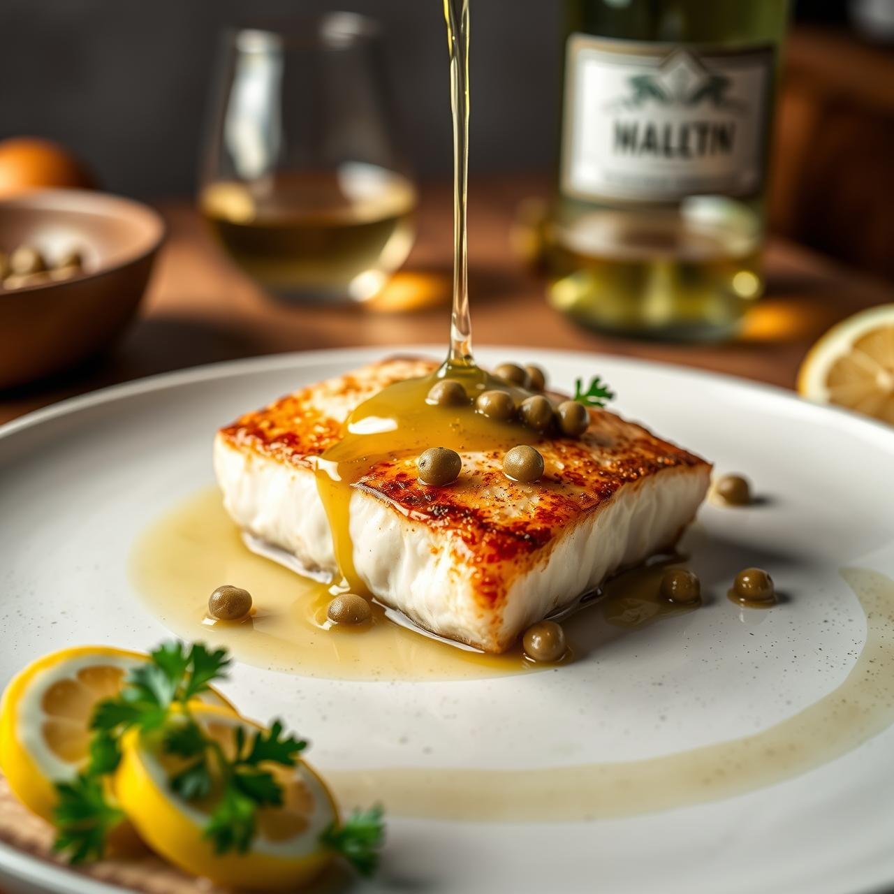 Pan Seared Halibut With Lemon Capers: A Restaurant Quality Dinner