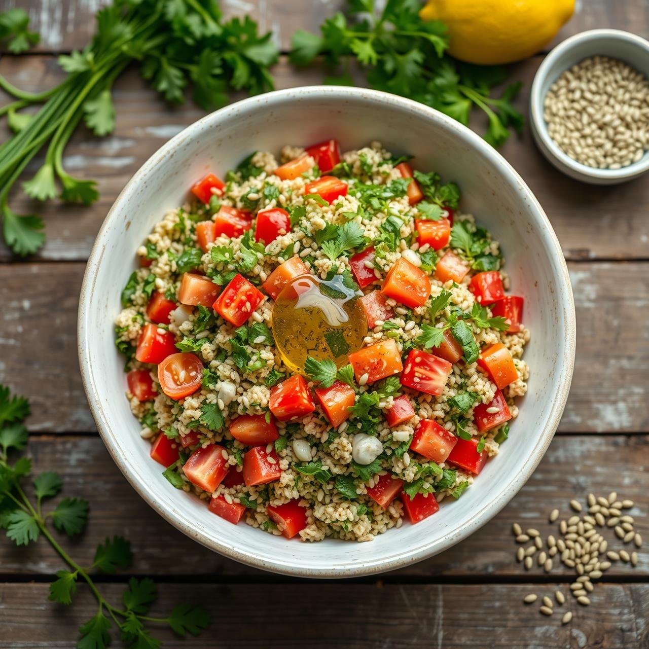 Protein-Packed Hemp Seed Tabbouleh: The Perfect Detox Salad