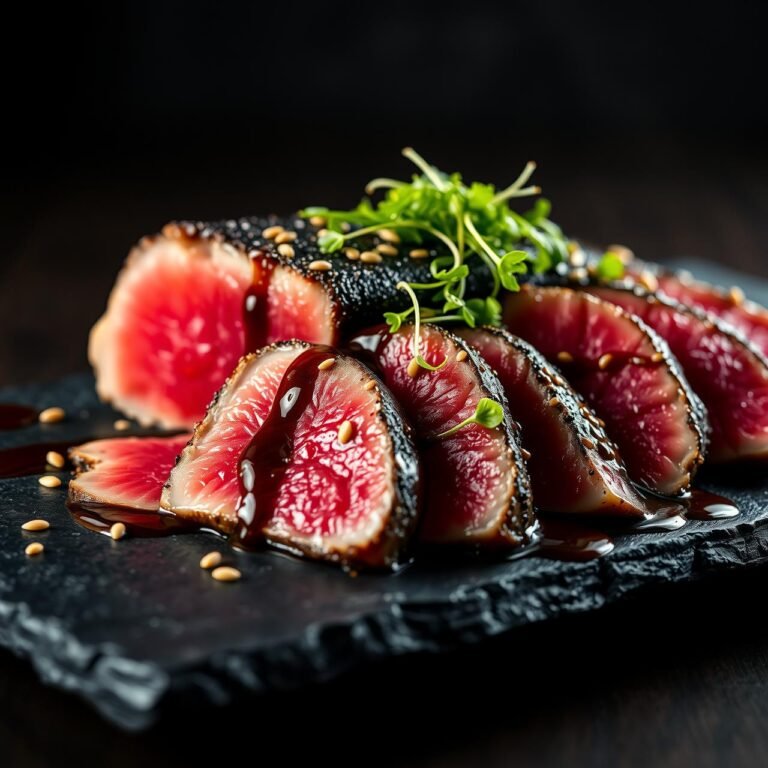 Restaurant Quality Seared Ahi Tuna at Home (Low Carb High Protein)