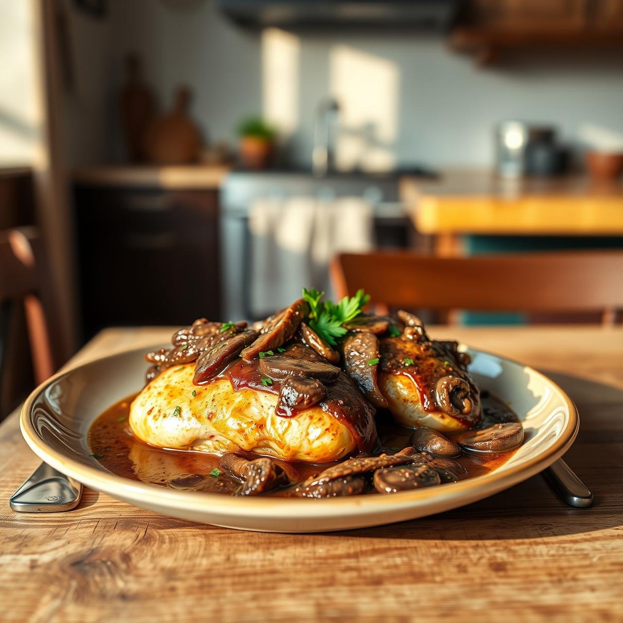 Restaurant Taste, Half the Calories: Skinny Chicken Marsala (No Fluff)