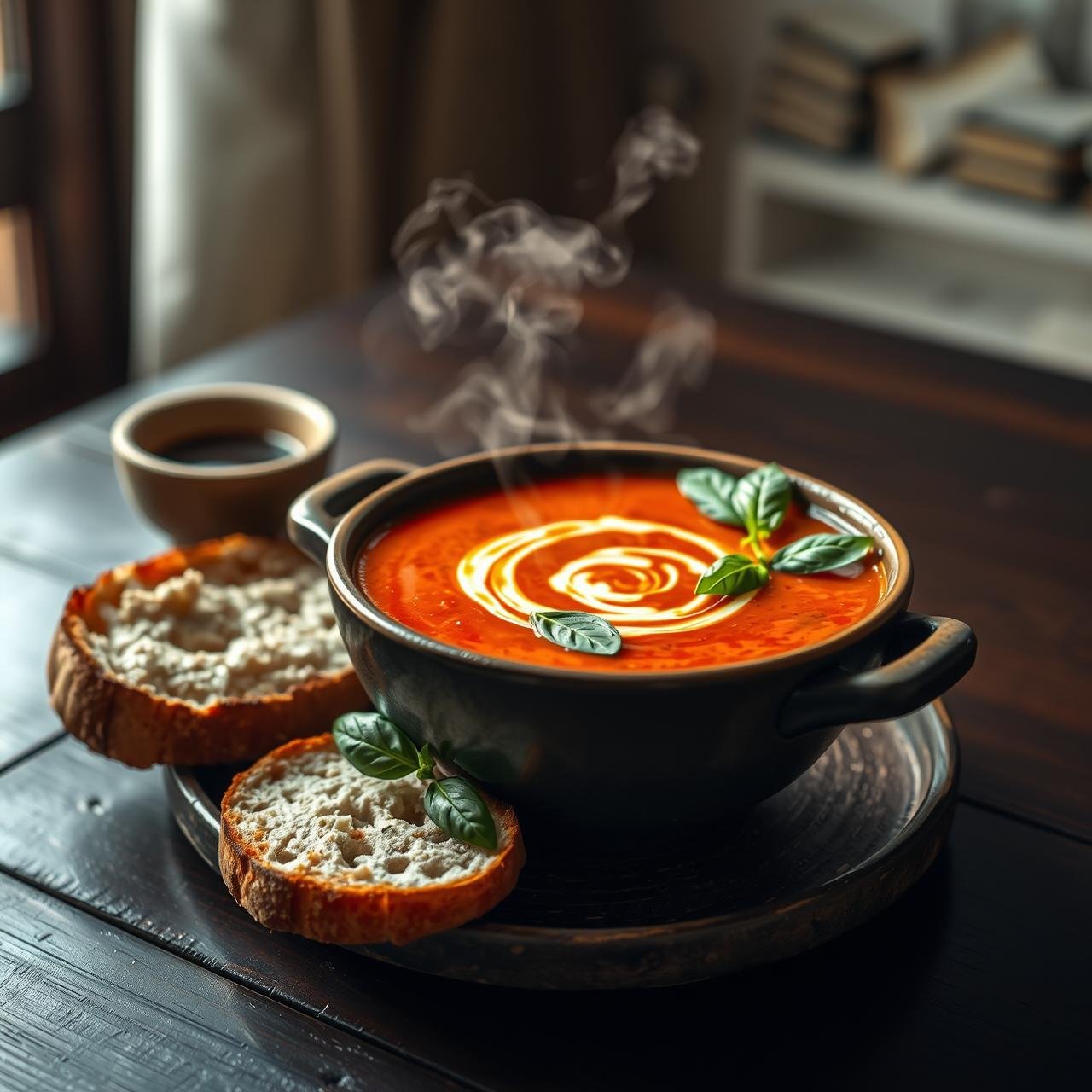 Roasted Tomato Basil Soup: No Cream, Just Flavor (30 Minute Recipe)
