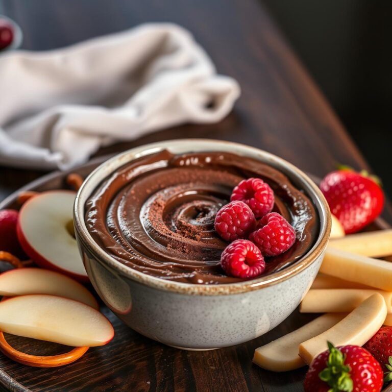 Secret Ingredient Healthy Dark Chocolate Hummus (Kids Love It!)