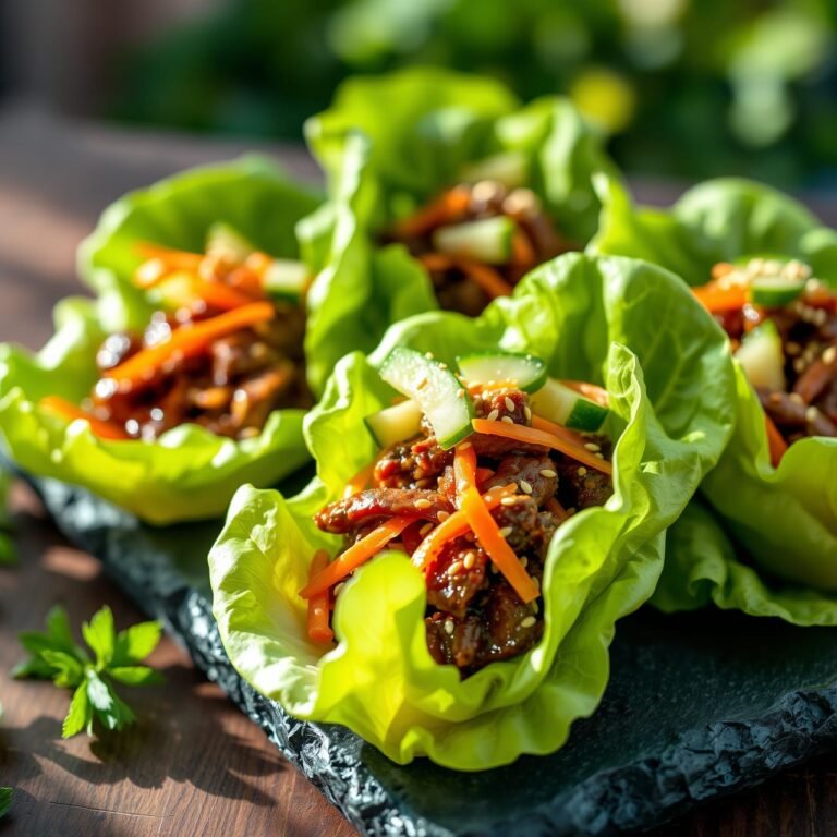 Skinny Korean Beef Wraps: Sweet, Spicy, and Zero Guilt