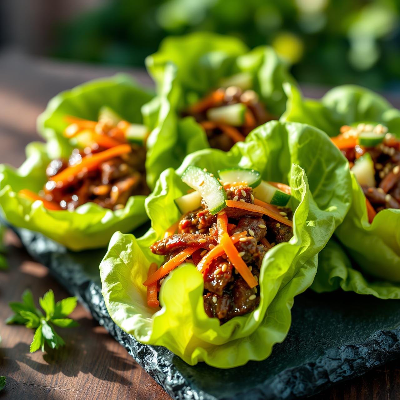 Skinny Korean Beef Wraps: Sweet, Spicy, and Zero Guilt