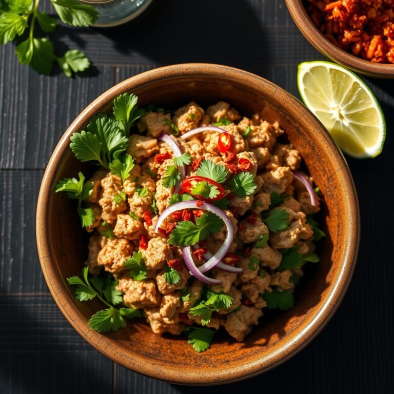Spicy & Sour Thai Larb Gai: The Ultimate Protein Salad for Weight Loss