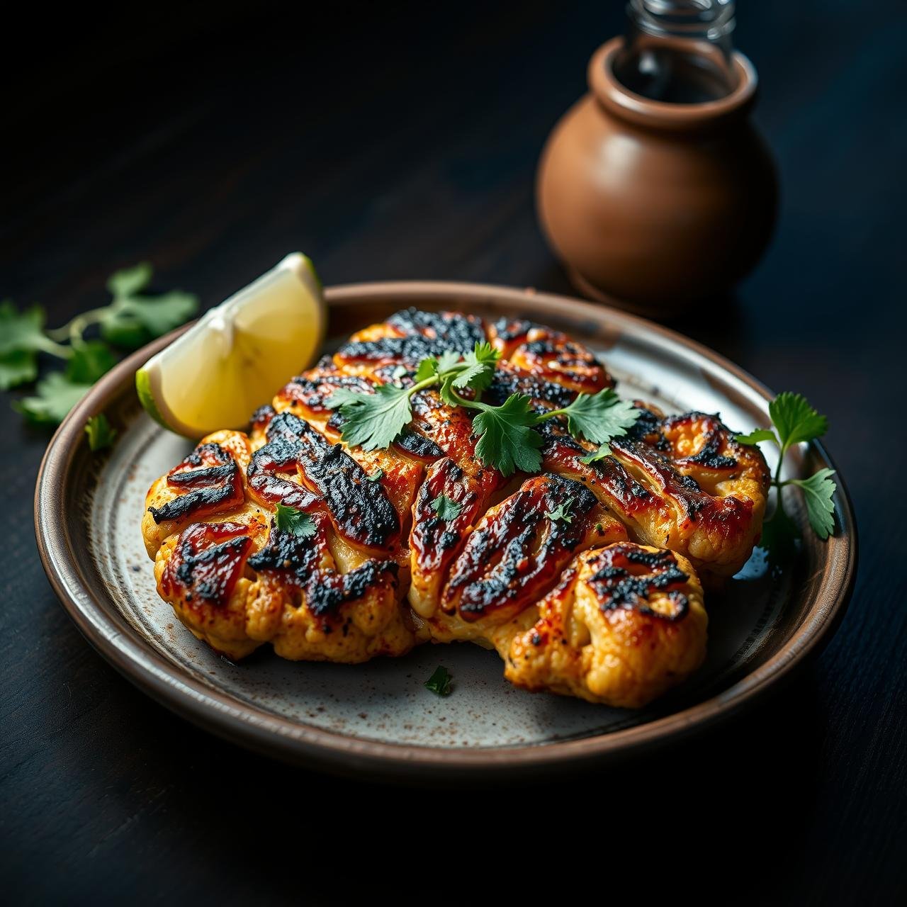 Steak Dinner Without The Meat: Spicy Roasted Cauliflower Steaks