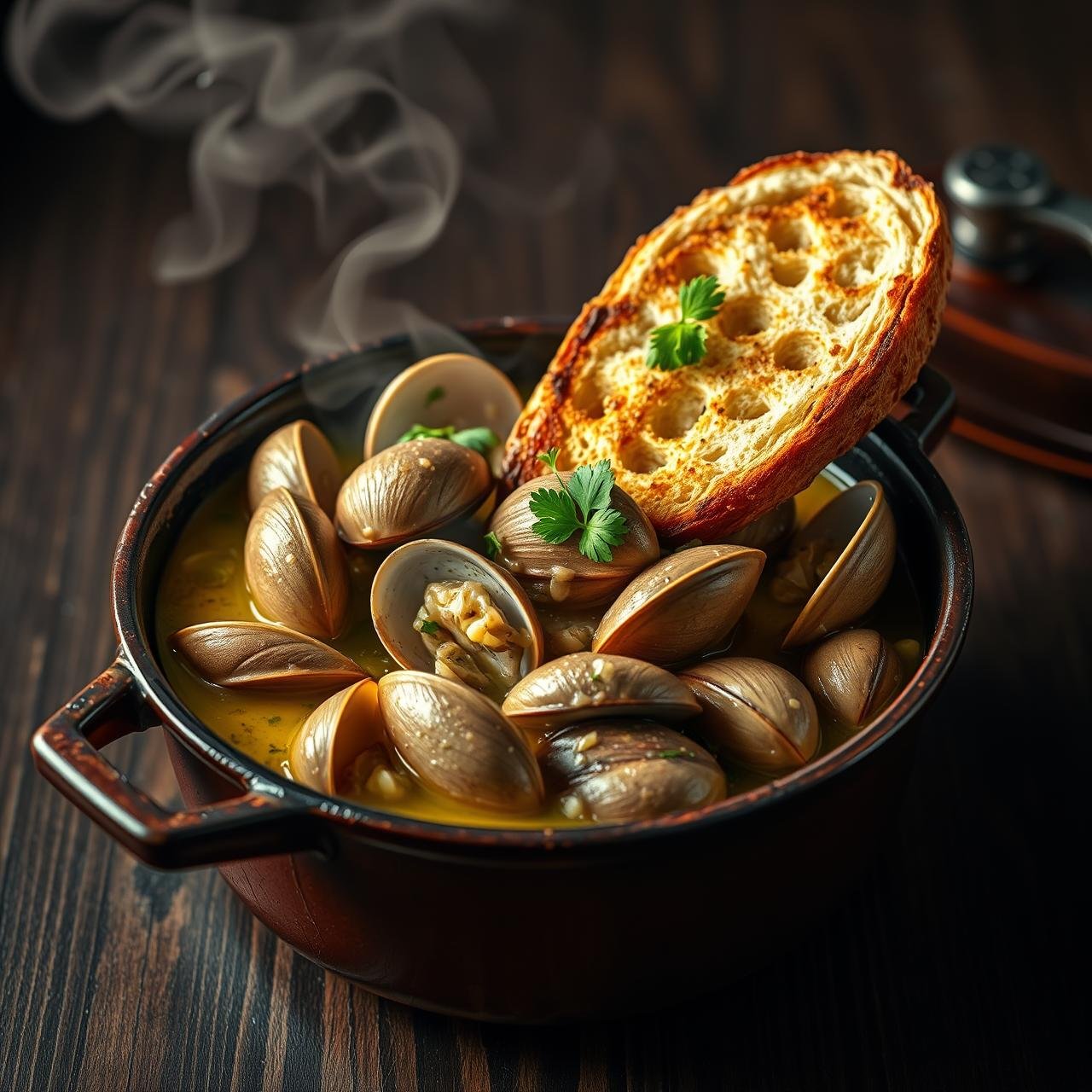 Steamed Clams With White Wine & Garlic: A Lean 15-Minute Dinner