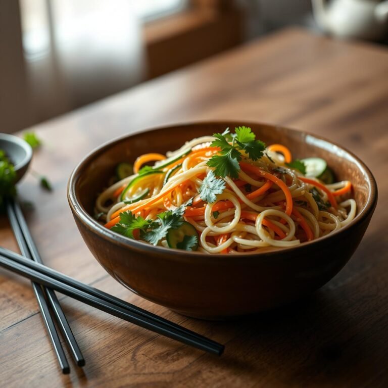 Stop Eating Boring Cucumber Slices: Try This Asian Sesame Noodle Salad Instead