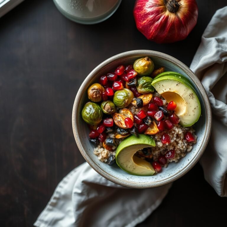 The Holiday Detox Side: Roasted Brussels Sprouts Superfood Bowl