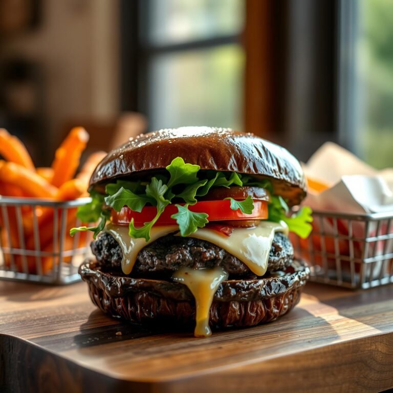 The Juicy Portobello Burger That Makes You Forget Bread Exists